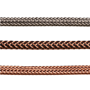 Cable with decorative metal sheath